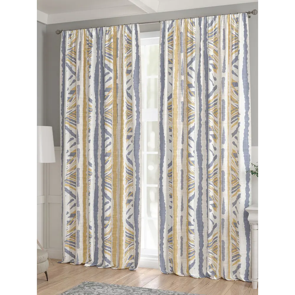 Фото 3 Комплект штор 2 шт на ленте Comfy Way Базовая Коллекция CW521217 150x240 см жаккард цвет белый Фото 3 Комплект штор 2 шт на ленте Comfy Way Базовая Коллекция CW521217 150x240 см жаккард цвет белый