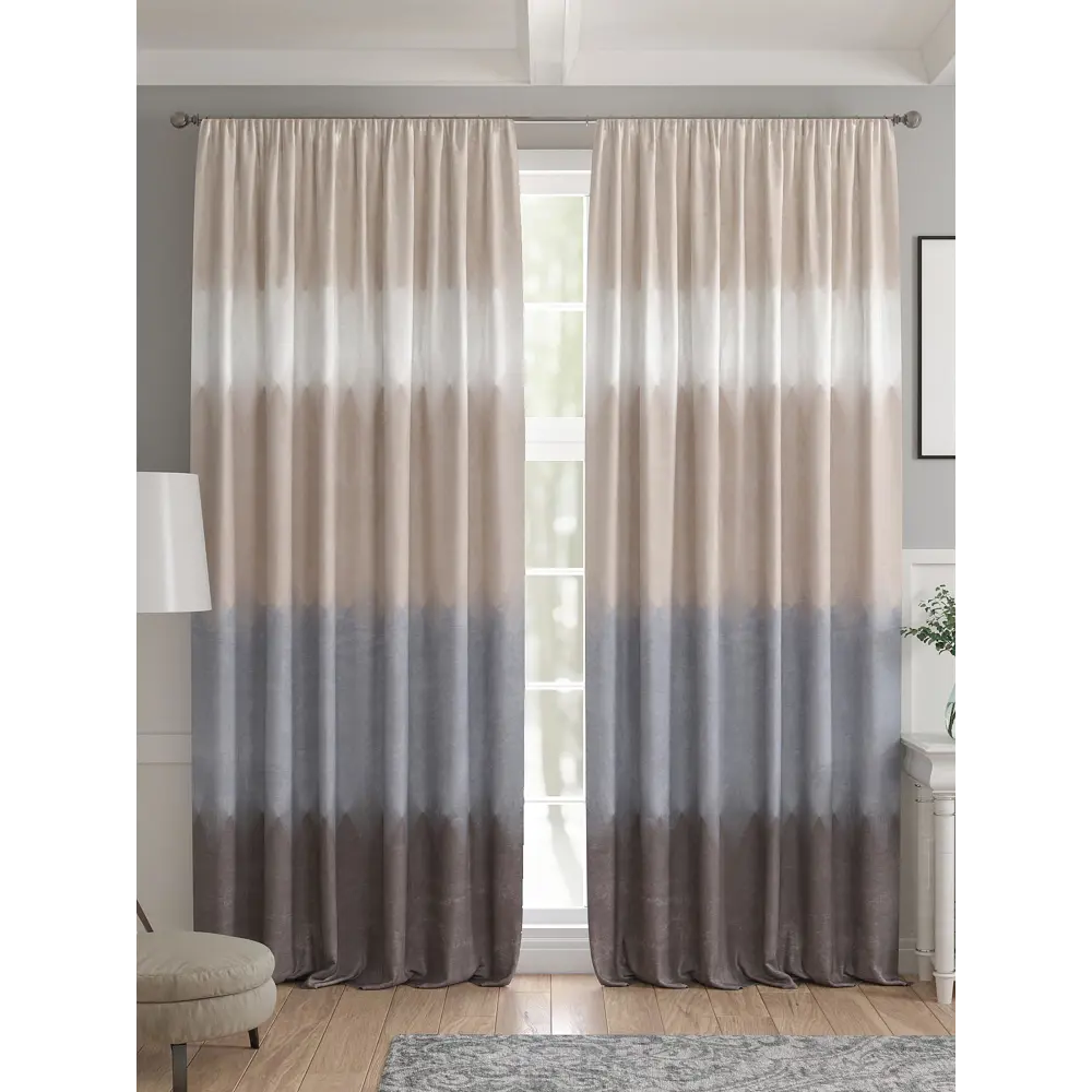 Фото 4 Комплект штор 2 шт на ленте Comfy Way Базовая Коллекция CW521164 150x240 см жаккард цвет белый Фото 4 Комплект штор 2 шт на ленте Comfy Way Базовая Коллекция CW521164 150x240 см жаккард цвет белый