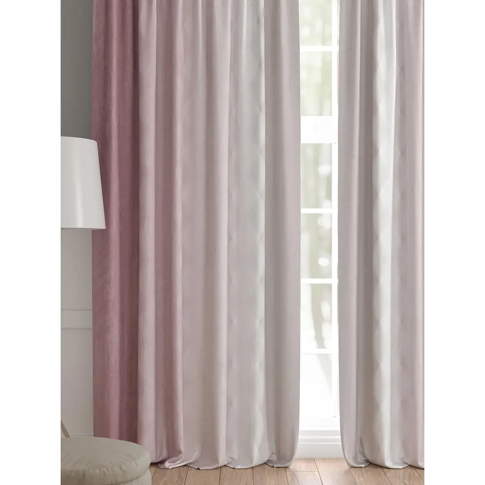 Фото 2 Комплект штор 2 шт на ленте Comfy Way Базовая Коллекция CW521168 150x240 см жаккард цвет бежевый Фото 2 Комплект штор 2 шт на ленте Comfy Way Базовая Коллекция CW521168 150x240 см жаккард цвет бежевый