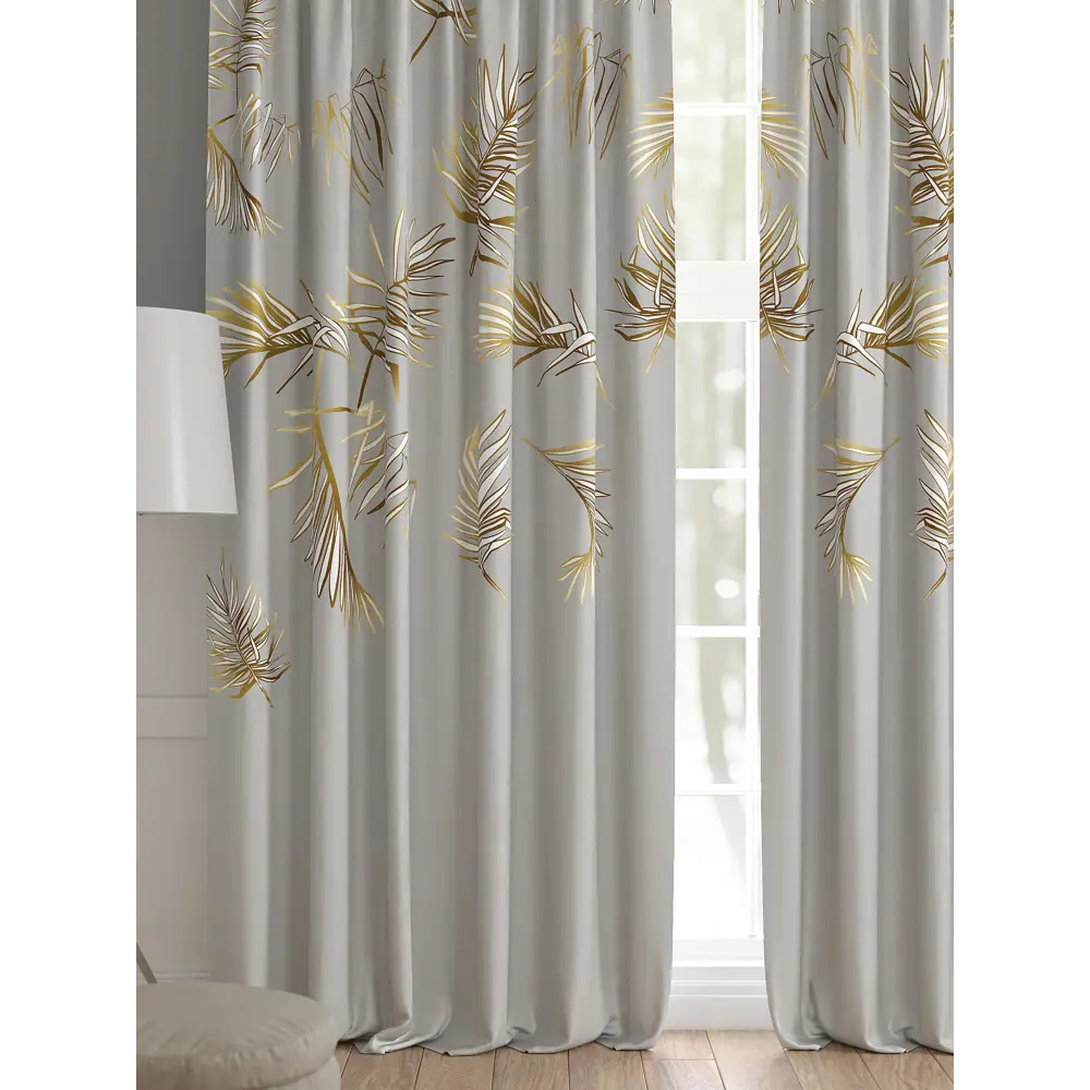 Фото 2 Комплект штор 2 шт на ленте Comfy Way Базовая Коллекция CW521153 150x240 см жаккард цвет бежевый