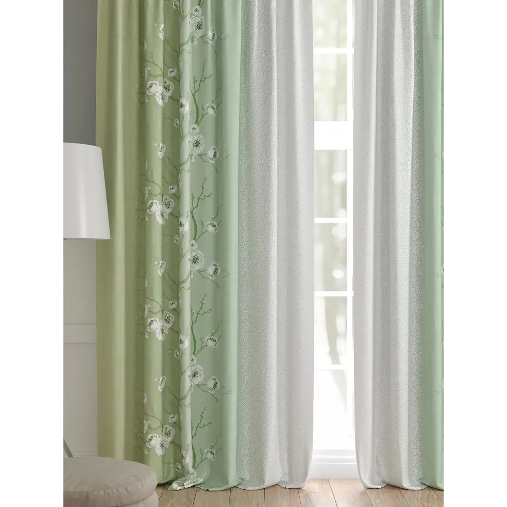 Фото 2 Комплект штор 2 шт на ленте Comfy Way Базовая Коллекция CW521138 150x240 см жаккард цвет белый Фото 2 Комплект штор 2 шт на ленте Comfy Way Базовая Коллекция CW521138 150x240 см жаккард цвет белый
