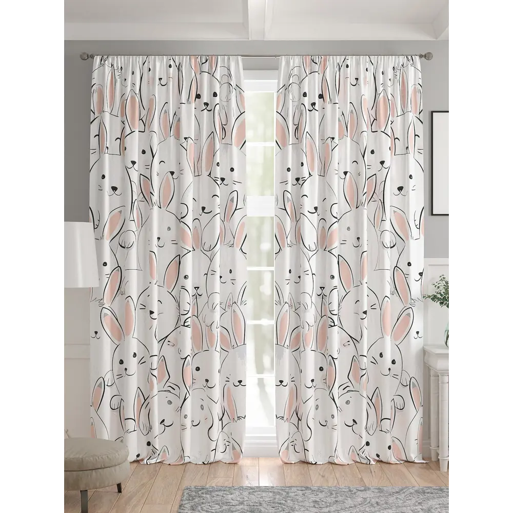 Фото 4 Комплект штор 2 шт на ленте Comfy Way Базовая Коллекция CW521136 150x240 см жаккард цвет белый Фото 4 Комплект штор 2 шт на ленте Comfy Way Базовая Коллекция CW521136 150x240 см жаккард цвет белый