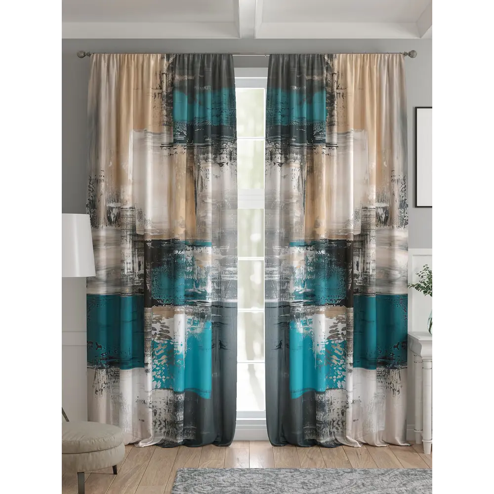 Фото 4 Комплект штор 2 шт на ленте Comfy Way Базовая Коллекция CW521123 150x240 см жаккард цвет белый Фото 4 Комплект штор 2 шт на ленте Comfy Way Базовая Коллекция CW521123 150x240 см жаккард цвет белый