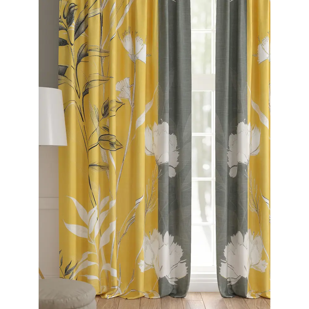 Фото 2 Комплект штор 2 шт на ленте Comfy Way Базовая Коллекция CW521120 150x240 см жаккард цвет серый Фото 2 Комплект штор 2 шт на ленте Comfy Way Базовая Коллекция CW521120 150x240 см жаккард цвет серый