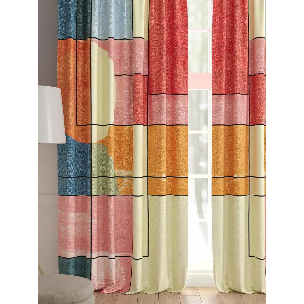 Фото 2 Комплект штор 2 шт на ленте Comfy Way Базовая Коллекция CW521115 150x240 см жаккард цвет разноцветный Фото 2 Комплект штор 2 шт на ленте Comfy Way Базовая Коллекция CW521115 150x240 см жаккард цвет разноцветный