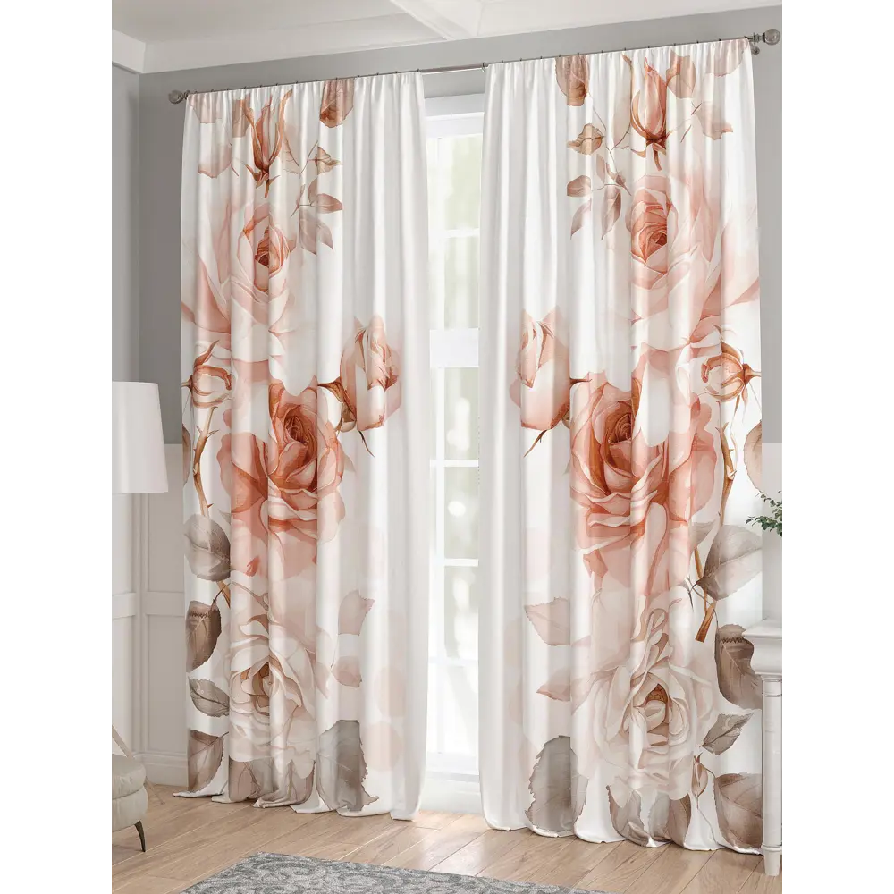 Фото 3 Комплект штор 2 шт на ленте Comfy Way Базовая Коллекция CW521114 150x240 см жаккард цвет белый Фото 3 Комплект штор 2 шт на ленте Comfy Way Базовая Коллекция CW521114 150x240 см жаккард цвет белый