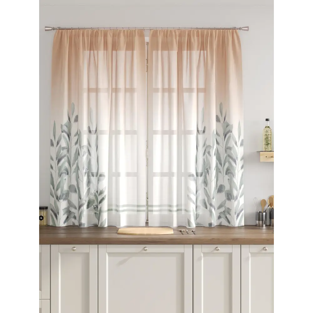 Фото 3 Комплект тюль 2 шт на ленте Comfy Way Свилс - 96 CW579096 150x160 см вуаль цвет серый Фото 3 Комплект тюль 2 шт на ленте Comfy Way Свилс - 96 CW579096 150x160 см вуаль цвет серый