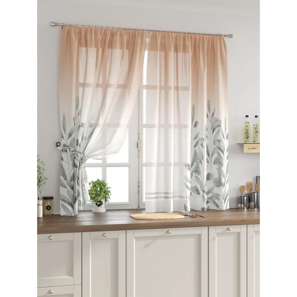 Фото Комплект тюль 2 шт на ленте Comfy Way Свилс - 96 CW579096 150x160 см вуаль цвет серый Фото Комплект тюль 2 шт на ленте Comfy Way Свилс - 96 CW579096 150x160 см вуаль цвет серый