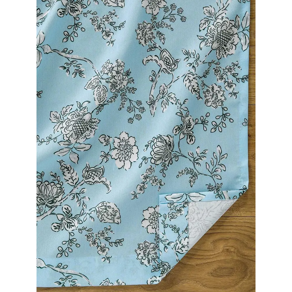 Фото 6 Тюль на ленте At Home Глет AT101521 180x280 см вуаль цвет голубой