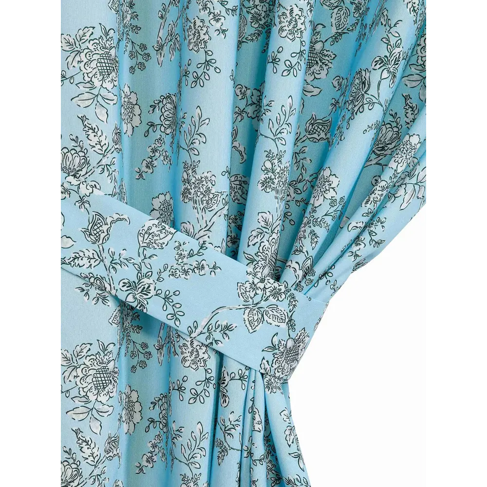 Фото 4 Тюль на ленте At Home Глет AT101521 180x280 см вуаль цвет голубой