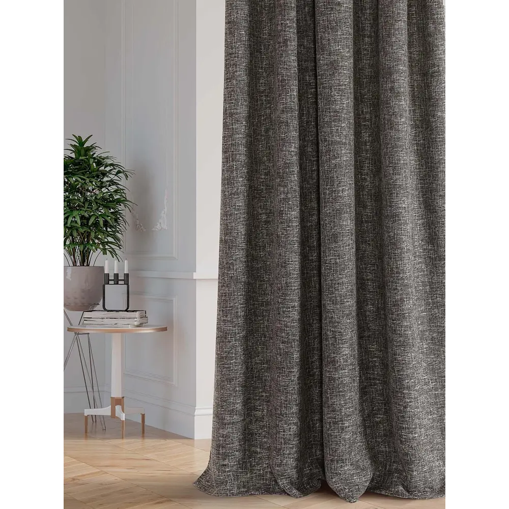 Фото 2 Тюль на ленте At Home Сулен AT104020 150x240 см вуаль цвет коричневый Фото 2 Тюль на ленте At Home Сулен AT104020 150x240 см вуаль цвет коричневый