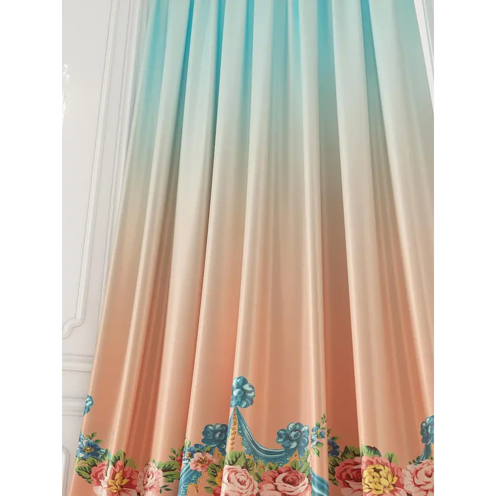 Фото 3 Тюль на ленте At Home Фавертас AT752112 150x280 см вуаль цвет бирюзовый Фото 3 Тюль на ленте At Home Фавертас AT752112 150x280 см вуаль цвет бирюзовый