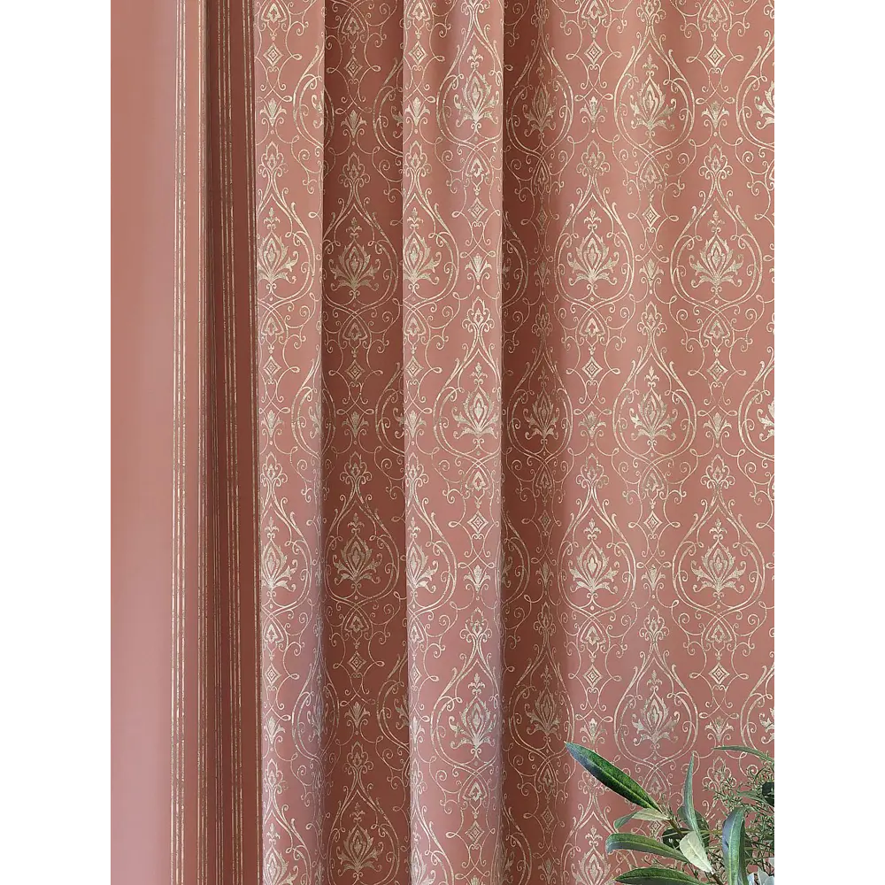 Фото 2 Комплект штор на ленте At Home Султан AT750240 150x280 см вуаль цвет красный Фото 2 Комплект штор на ленте At Home Султан AT750240 150x280 см вуаль цвет красный