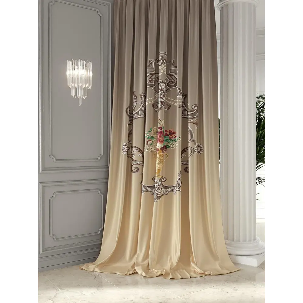 Фото 2 Тюль на ленте At Home Эрпиона AT752115 150x280 см вуаль цвет коричневый Фото 2 Тюль на ленте At Home Эрпиона AT752115 150x280 см вуаль цвет коричневый