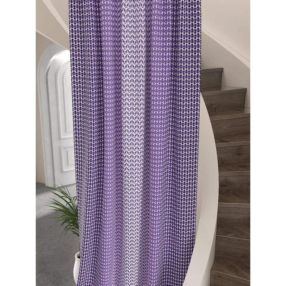 Фото 3 Тюль на ленте At Home Лорфиус AT753070 150x260 см вуаль цвет фиолетовый Фото 3 Тюль на ленте At Home Лорфиус AT753070 150x260 см вуаль цвет фиолетовый