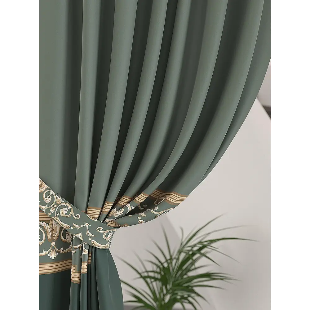 Фото 2 Тюль на ленте At Home Олгрионс AT753053 150x260 см вуаль цвет зеленый Фото 2 Тюль на ленте At Home Олгрионс AT753053 150x260 см вуаль цвет зеленый