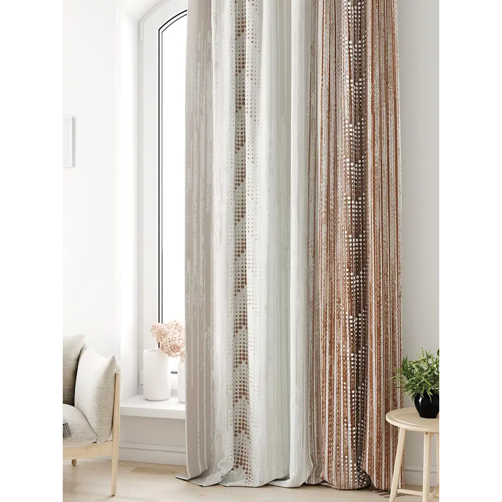 Фото 3 Тюль на ленте At Home Лагвинс AT581033 150x250 см вуаль цвет белый