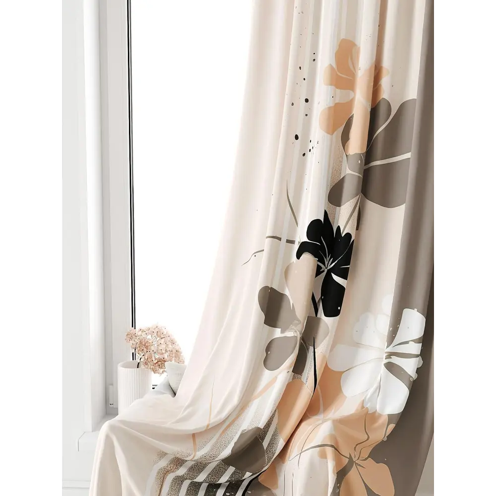 Фото 4 Тюль на ленте At Home Лагвинс AT581085 150x250 см вуаль цвет коричневый Фото 4 Тюль на ленте At Home Лагвинс AT581085 150x250 см вуаль цвет коричневый
