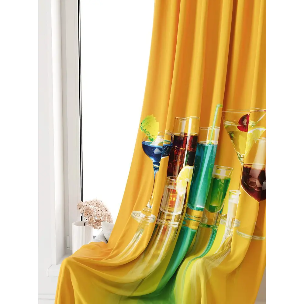 Фото 4 Тюль на ленте At Home Лагвинс AT581110 150x250 см вуаль цвет синий