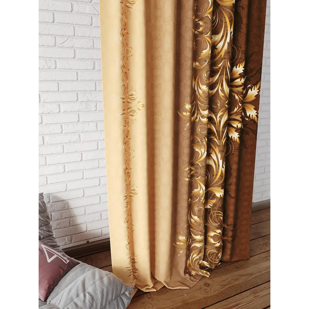 Фото 3 Тюль на ленте At Home Милавис AT706015 150x240 см вуаль цвет коричневый Фото 3 Тюль на ленте At Home Милавис AT706015 150x240 см вуаль цвет коричневый