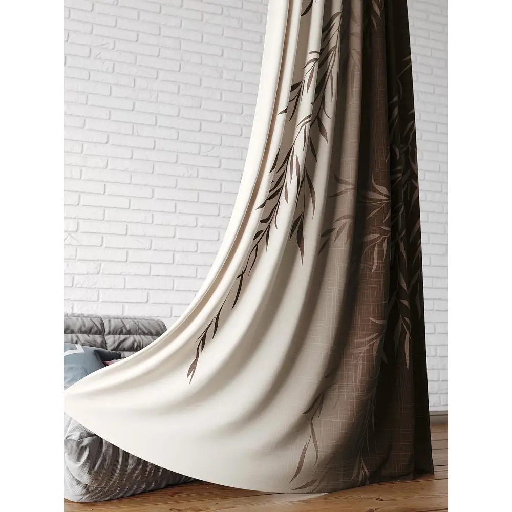 Фото 4 Тюль на ленте At Home Милавис AT706043 150x240 см вуаль цвет коричневый Фото 4 Тюль на ленте At Home Милавис AT706043 150x240 см вуаль цвет коричневый