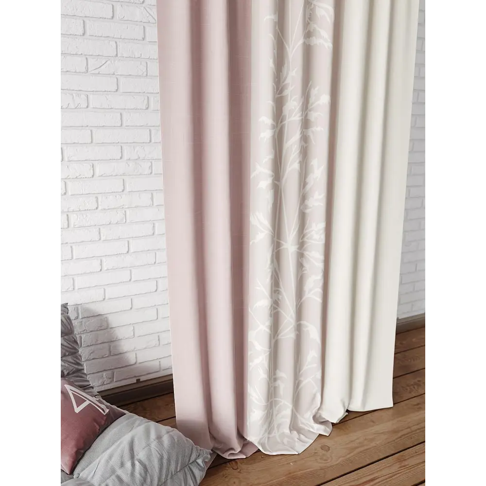 Фото 3 Тюль на ленте At Home Милавис AT706046 150x240 см вуаль цвет розовый Фото 3 Тюль на ленте At Home Милавис AT706046 150x240 см вуаль цвет розовый