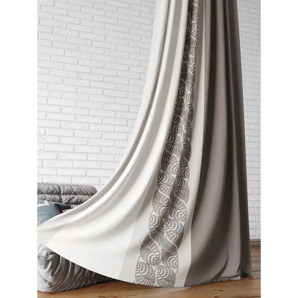 Фото 4 Тюль на ленте At Home Милавис AT706067 150x240 см вуаль цвет коричневый Фото 4 Тюль на ленте At Home Милавис AT706067 150x240 см вуаль цвет коричневый