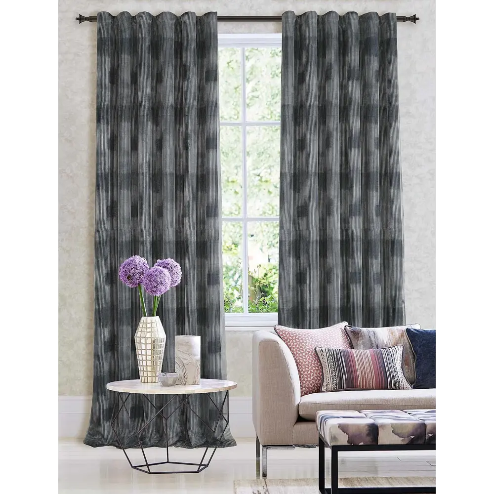 Фото 6 Комплект штор на ленте At Home Стилнис AT206459 160x270 см вуаль цвет серый Фото 6 Комплект штор на ленте At Home Стилнис AT206459 160x270 см вуаль цвет серый