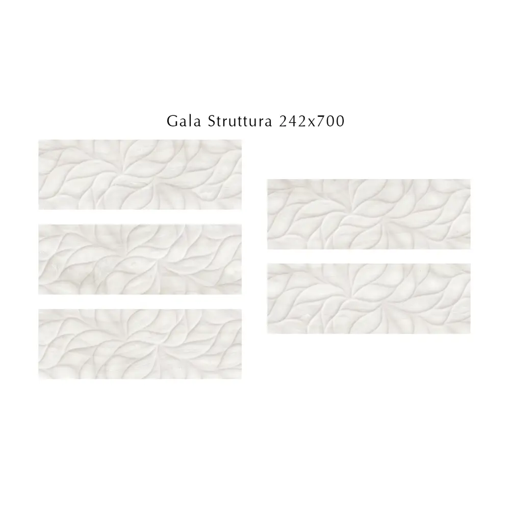Фото 3 Плитка настенная Eletto Ceramica Gala 508191101ufa, 24.20x70 см, цвет белый Фото 3 Плитка настенная Eletto Ceramica Gala 508191101ufa, 24.20x70 см, цвет белый