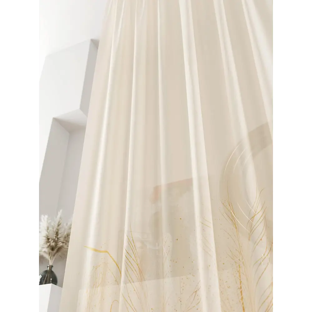 Фото 4 Тюль на ленте At Home Ливартис AT588062 150x250 см вуаль цвет оранжевый Фото 4 Тюль на ленте At Home Ливартис AT588062 150x250 см вуаль цвет оранжевый
