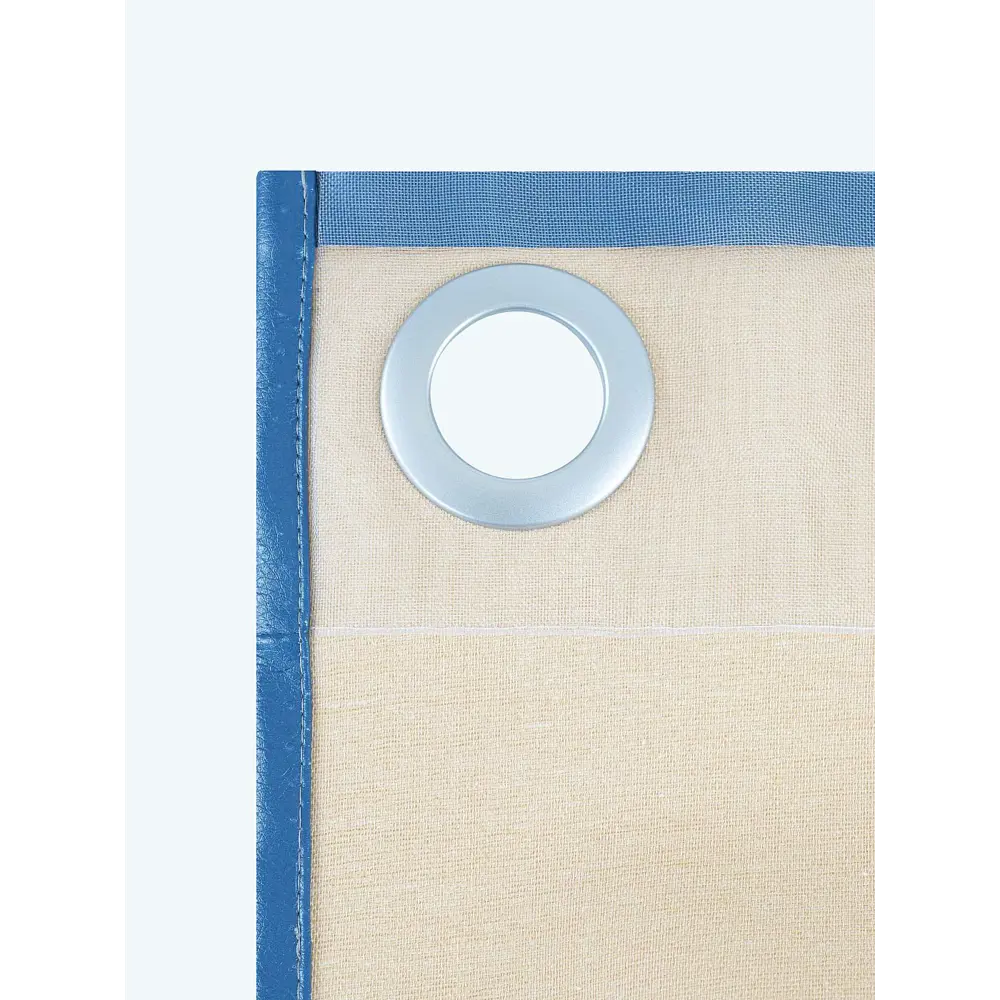 Фото 8 Тюль на люверсах At Home Анби AT108003 140x270 см искусственная кожа и нубук цвет серый