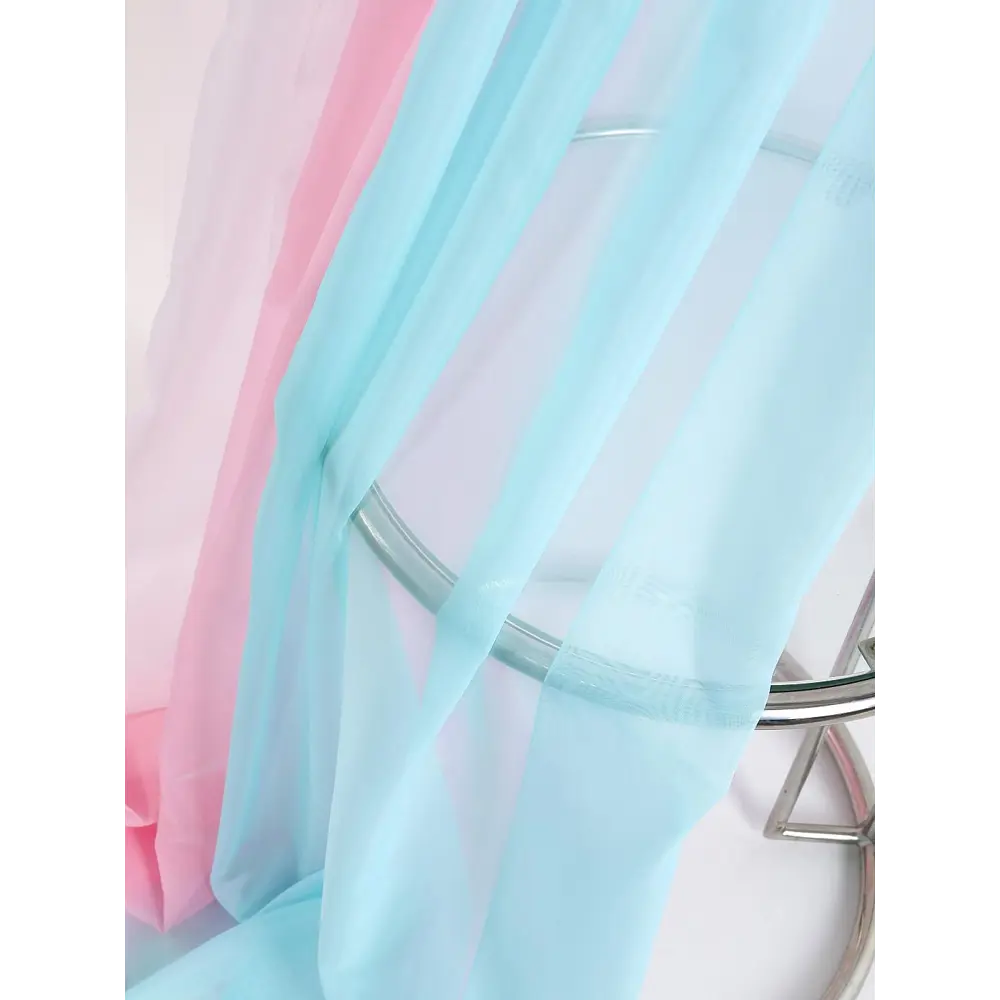 Фото 4 Тюль на ленте At Home Лоцион AT131001 300x250 см вуаль цвет голубой