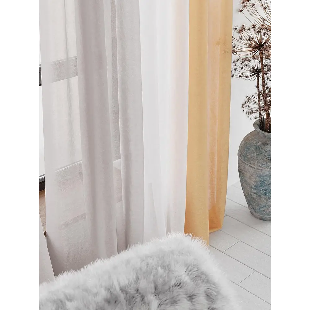 Фото 5 Тюль на ленте At Home Лоцион AT131010 300x250 см вуаль цвет золотой Фото 5 Тюль на ленте At Home Лоцион AT131010 300x250 см вуаль цвет золотой