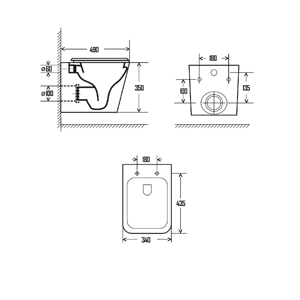 Фото 6 Комплект инсталляции GROHE NW0145/S с унитазом AQUAme AQM2004 и сиденьем с микролифтом NW0184/S Фото 6 Комплект инсталляции GROHE NW0145/S с унитазом AQUAme AQM2004 и сиденьем с микролифтом NW0184/S