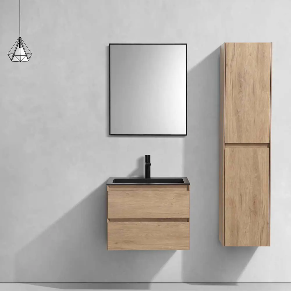 Фото 3 Тумба с раковиной Vincea Luka N.Oak Black 60см цвет коричневый Фото 3 Тумба с раковиной Vincea Luka N.Oak Black 60см цвет коричневый