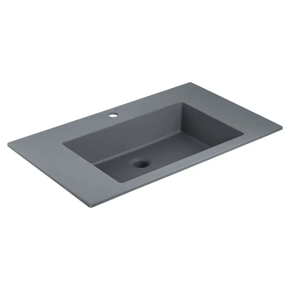 Фото 3 Тумба с раковиной Vincea Luka 800 T.Oak Gray VMC-2L800TO VCB-13800G Фото 3 Тумба с раковиной Vincea Luka 800 T.Oak Gray VMC-2L800TO VCB-13800G