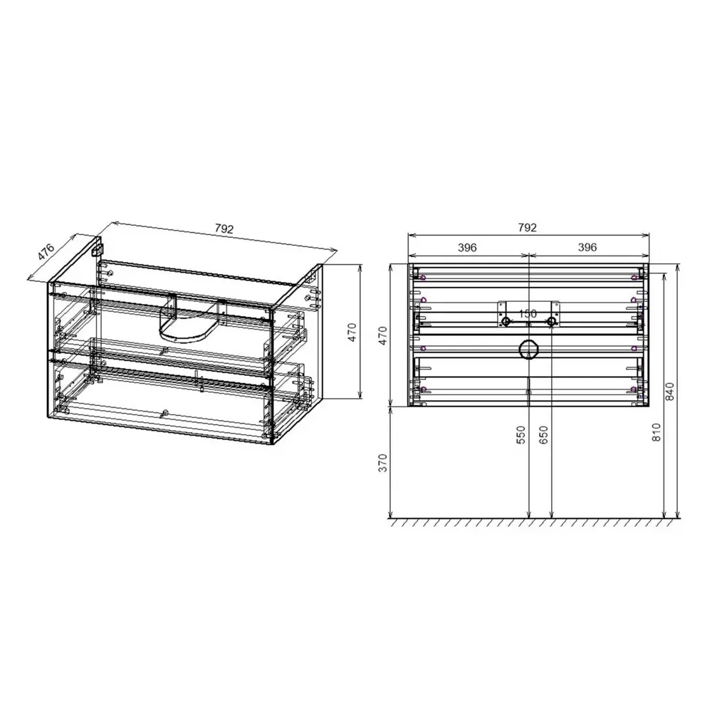 Фото 6 Тумба с раковиной Vincea Luka 800 T.Oak Black VMC-2L800TO,VCB-13800B Фото 6 Тумба с раковиной Vincea Luka 800 T.Oak Black VMC-2L800TO,VCB-13800B