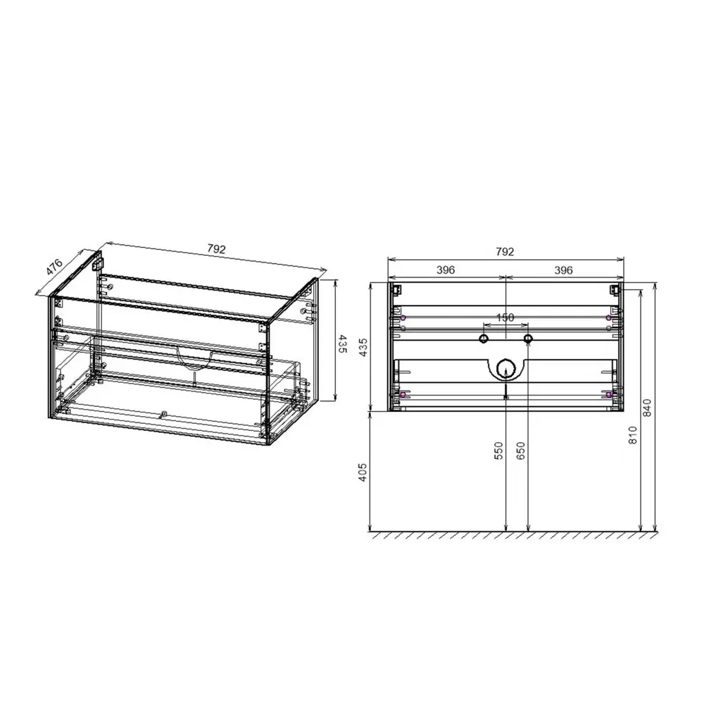 Фото 6 Тумба с раковиной Vincea Chiara 800 R.Oak Gray VMC-2C800RO VCB-13800G Фото 6 Тумба с раковиной Vincea Chiara 800 R.Oak Gray VMC-2C800RO VCB-13800G