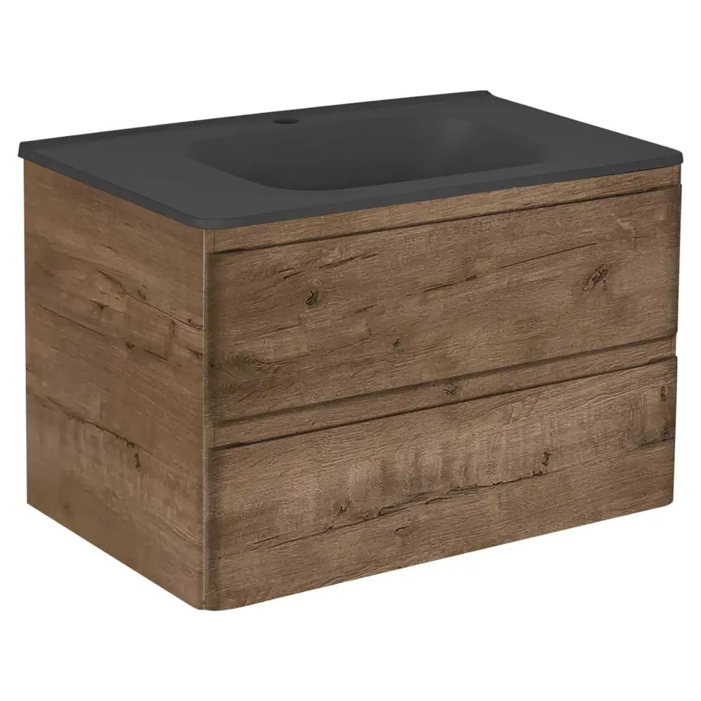 Фото Тумба с раковиной Vincea Vico 800 Black V.Oak VMC-2V800VO VCB-2VP800B 80 Фото Тумба с раковиной Vincea Vico 800 Black V.Oak VMC-2V800VO VCB-2VP800B 80
