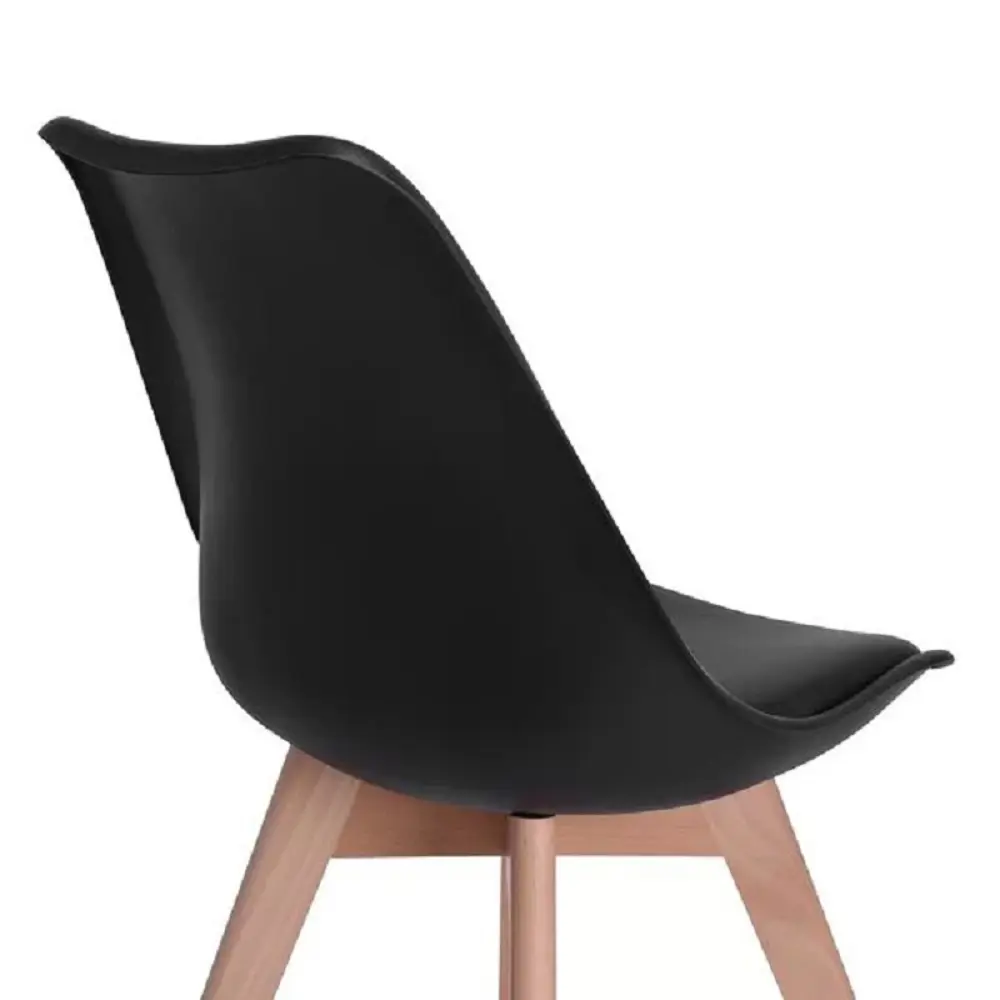 Фото 4 Стул Hesby Essence fusion 47x81x55 см искусственная кожа цвет черный Фото 4 Стул Hesby Essence fusion 47x81x55 см искусственная кожа цвет черный