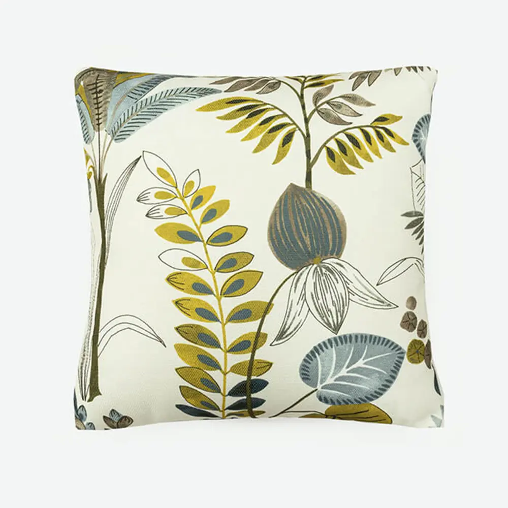 Фото 5 Декоративная наволочка Миртек PRINT 55697 2009981175828 45x45 см цвет бежевый/голубой