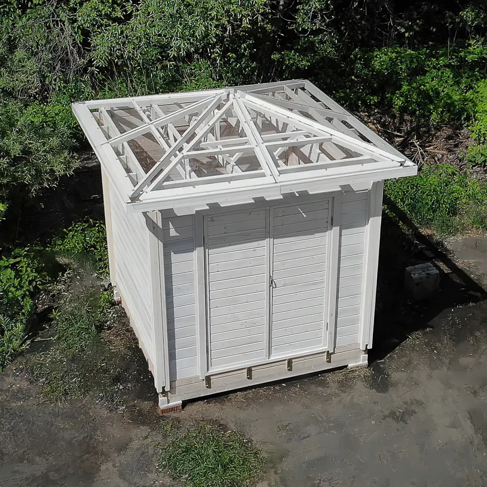Фото 5 Беседка садовая 2.6x2.6x4 м дерево