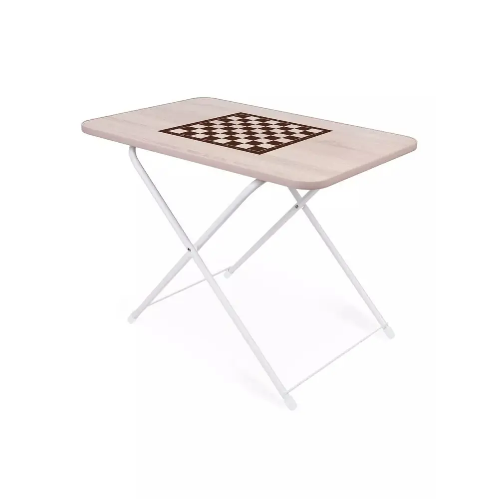 Фото Стол садовый складной Nika ТСТИ 75 см x 50 см x 62 см металл белый