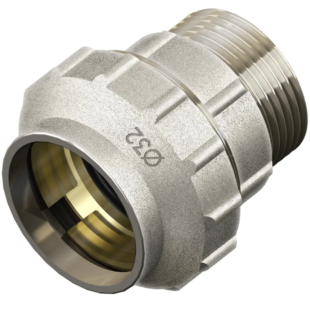 Фото 2 Муфта комбинированная Onkron 1"x32 мм ВР латунь Фото 2 Муфта комбинированная Onkron 1"x32 мм ВР латунь