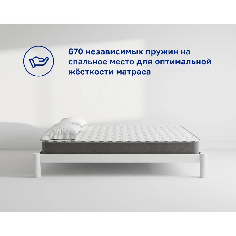 Фото 6 Матрас Hypnoz Spring Nova 90x190 см независимый пружинный блок, односпальный Фото 6 Матрас Hypnoz Spring Nova 90x190 см независимый пружинный блок, односпальный