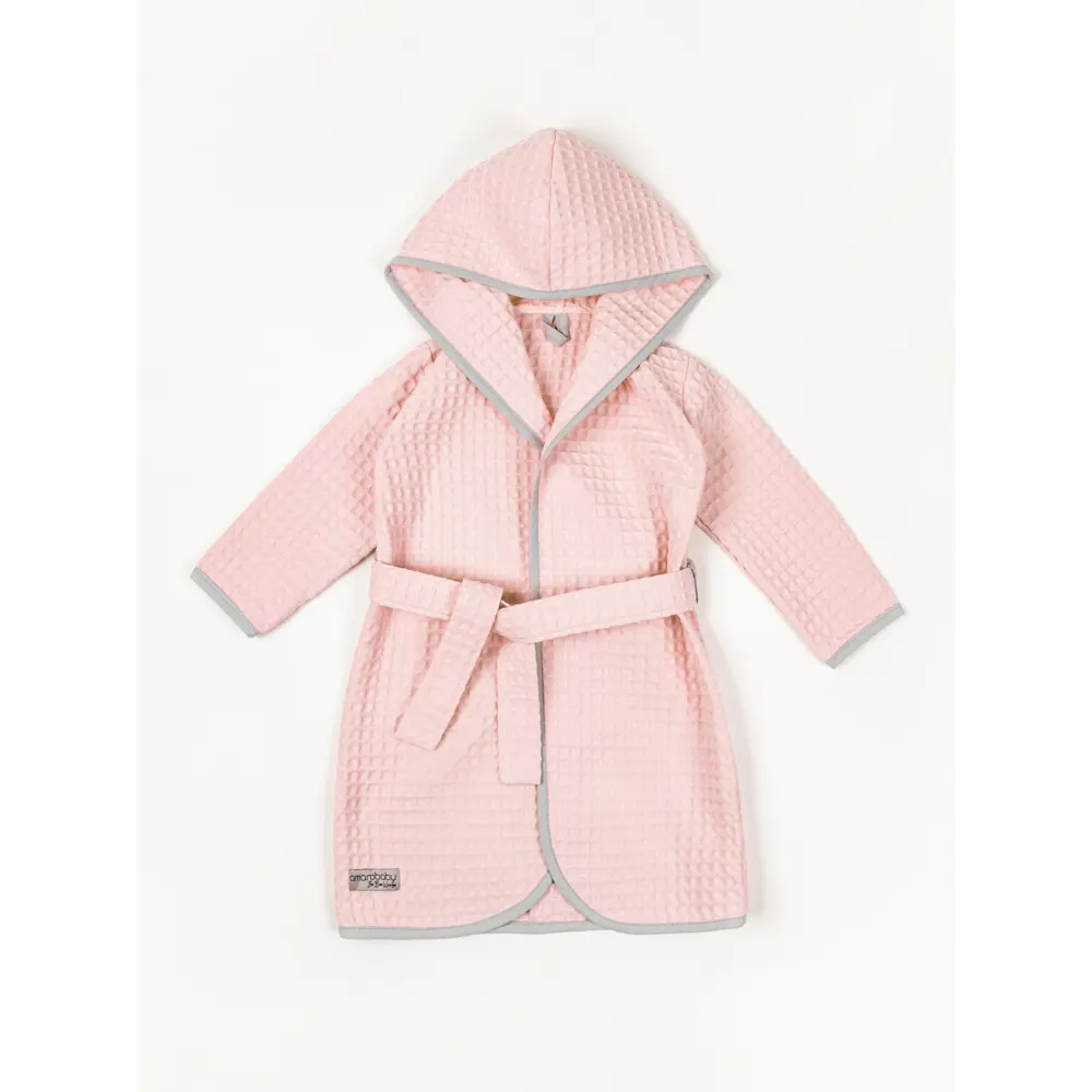 Фото Банный халат Amarobaby AB-OD22-WAF2502/06-122 размер 7 лет цвет розовый Фото Банный халат Amarobaby AB-OD22-WAF2502/06-122 размер 7 лет цвет розовый