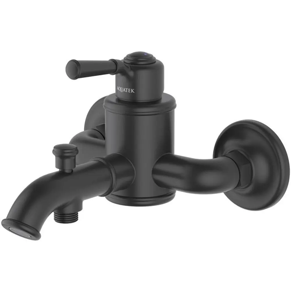 Фото Смеситель для ванны Aquatek 00000135271 цвет черный Фото Смеситель для ванны Aquatek 00000135271 цвет черный