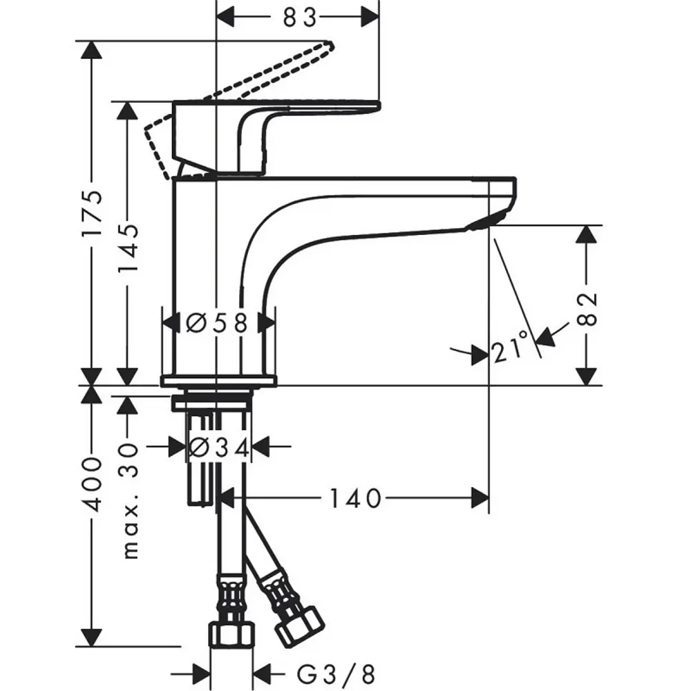 Фото 2 Смеситель для ванны Hansgrohe 00000122464 цвет хром Фото 2 Смеситель для ванны Hansgrohe 00000122464 цвет хром