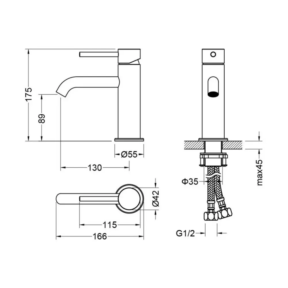 Фото 4 Смеситель для раковины Aquatek Европа 00000135165