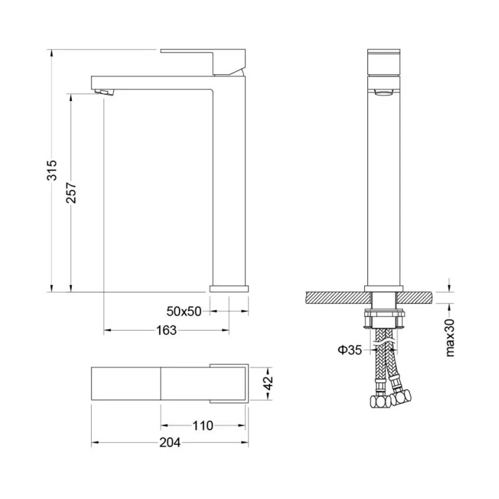 Фото 2 Смеситель для раковины Aquatek Либра 00000135302